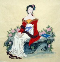 Beautiful Lady-Chinese Painting