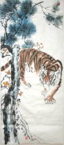 Tiger - Lukisan Cina