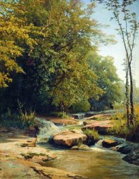 Landscape with mountain creek