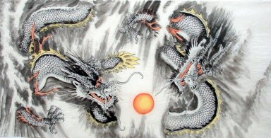 Dragon - Chinesische Malerei