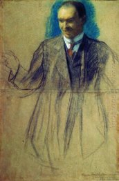 Portrait Of K S Petrov Vodkin 1905