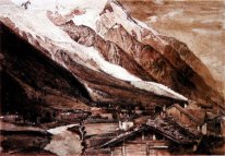 Ghiacciaio des Bossons Chamonix 1849