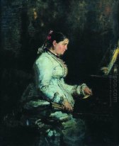 The Piano Portrait Of S V Tarnovskaya 1880