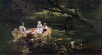 On The Boat Abramtsevo 1880