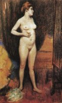 Femme nue dans le miroir
