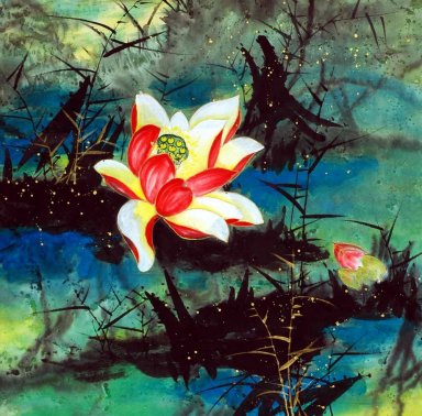 Lotus - peinture chinoise