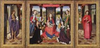 The Virgin And Child With Saints And Donors The Donne Triptych