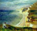 Falaises sur la côte près de Pourville 1879