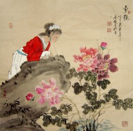 Beautiful Lady - Chinese Painting