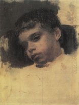 Retrato de Kolya Nikolay Simonovich 1880