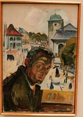 Self Portrait Em Bergen 1916