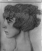 Portret van het strand Marchesa Casati 1912