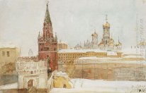 View Of Kremlin At Winter 1876