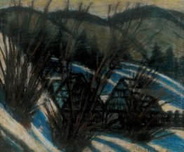 Hills with blue shades Hills with blue shades