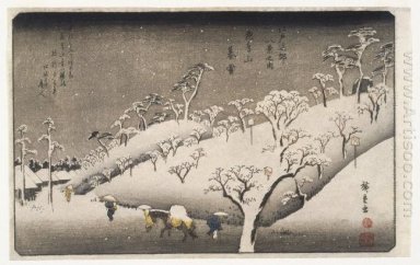 Neve Evening On The Asuka Montagna 1841