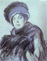 Porträt von Izabella Grünberg 1910
