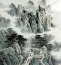 Горы, Вода, Облако - китайской живописи