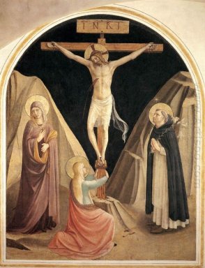 Kreuzigung mit der Jungfrau Maria Magdalena und St. Dominic 1442