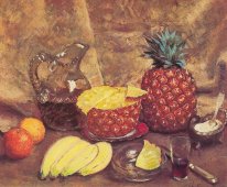 Still life with pineapples