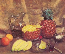 Still life with pineapples