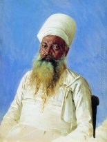 Parsi Priest feu Adorateur Bombay 1876