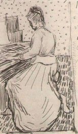 Marguerite Gachet At The Piano 1890