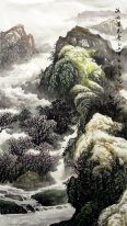 Mountains, river - Chinese Painting