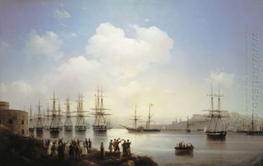 Escadre russe sur le raid de Sébastopol 1846