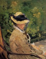 madame manet at bellevue 1880