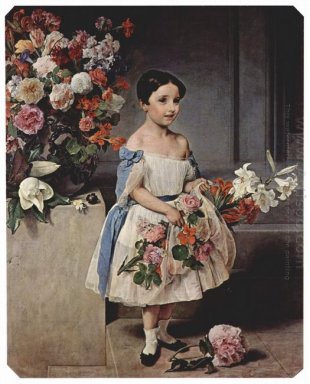 Ritratto Di Antoniet Negroni Prati Morosini Come Child 1858