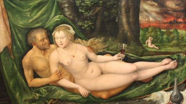 Lot y su hija, 1537