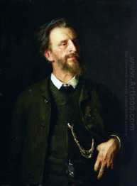 Portrait Of The Artist Grigory Myasoedov 1886