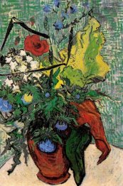 Wild Flowers And Thistles In A Vase 1890 Wild Flowers And Thistles In A Vase 1890