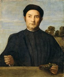 Portrait Of A Jeweler Possibly Giovanni Pietro Crivelli