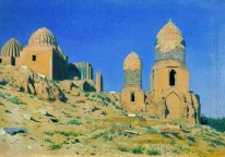 Mausoleo de Shah I Zinda en Samarkand 1870