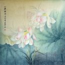 Lotus - peinture chinoise