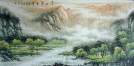 Waterfall - Chinese Painting