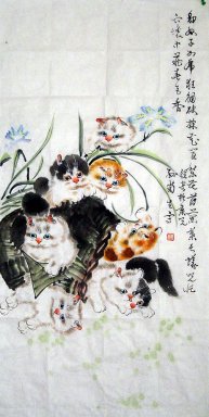 Cat - Chinesische Malerei