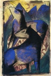 Two Blue Horses 1913