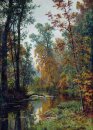 Herbst-Landschaft Park in Pawlowsk 1888
