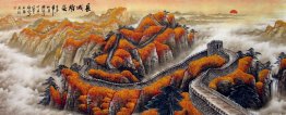 Great Wall - pittura cinese