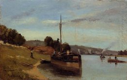 barges at le roche guyon 1865