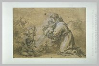 Sant'Antonio da Padova adorare il Bambino 1