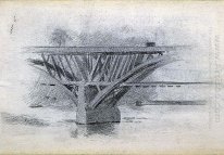 Drawing Of Girard Avenue Bridge