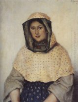 Portrait Of T K Domozhilova 1891