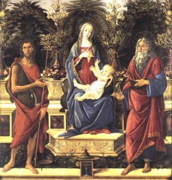 The Virgin And Child Enthroned 1484