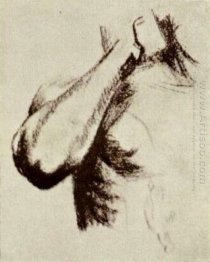 Sketch Of A Right Arm And Shoulder 1886