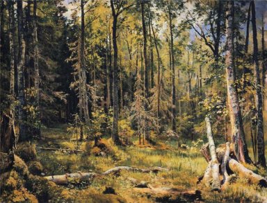 Gemengd Bos Shmetsk Nabij Narva 1888