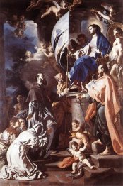 St. Bonaventura Receiving the Banner of St. Sepulchre from the M