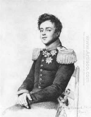 Porträt von Großfürst Michael Pawlowitsch von Russland 1819